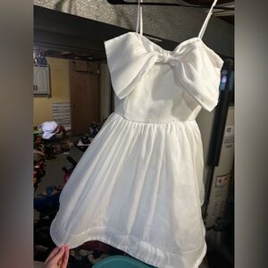 Altar'd State White Bow Dress